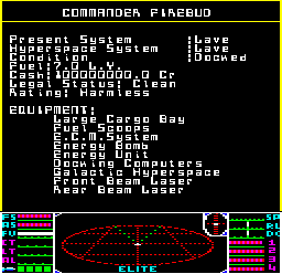 The different font of 6502 Second Processor Elite