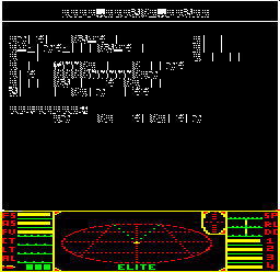 BBC Micro disc Elite breaking on a BBC Master