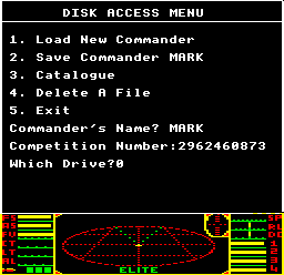 The competition code in the BBC Micro disc version of Elite