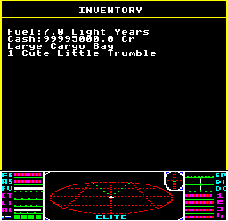 The Trumbles mission on the BBC Master in the Elite Compendium