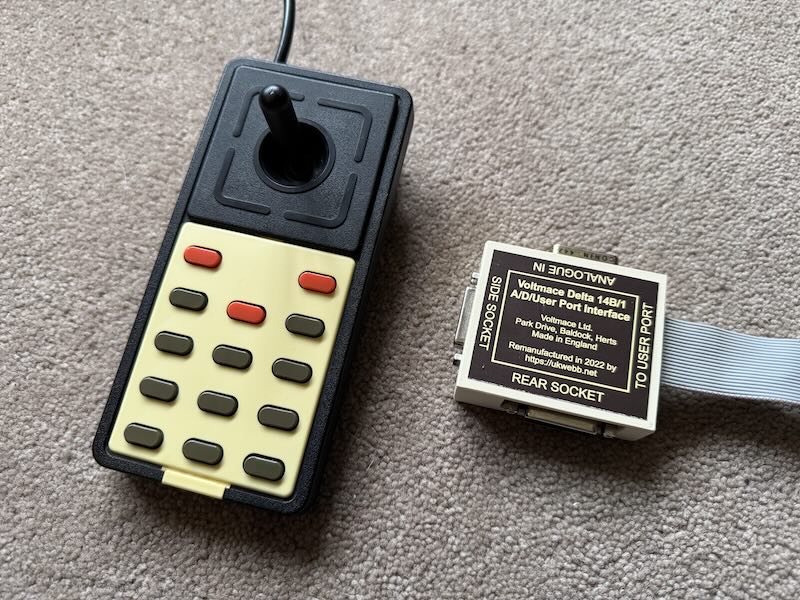 The Voltmace Delta 14B joystick and 14B/1 adaptor box