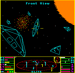BBC Micro 6502 Second Processor Elite screenshot