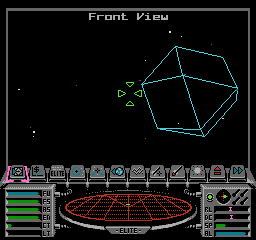 The maximum commander in space in NES Elite
