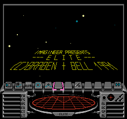 The scroll text in NES Elite