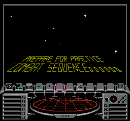 The scroll text in NES Elite