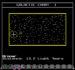 The Long-range Chart in NES Elite