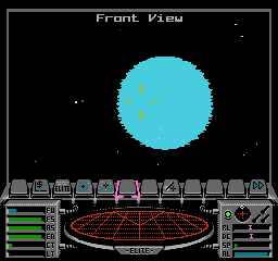 The sun in NES Elite