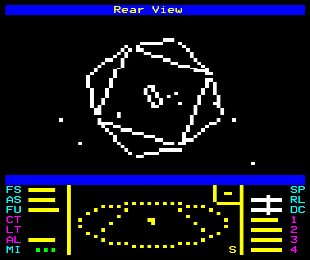 Teletext Elite rear space view